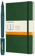Moleskine X Kaweco Ballpoint Pen and Notebook Set - Green